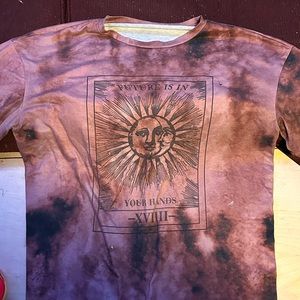 muti color tarot card t-shirt